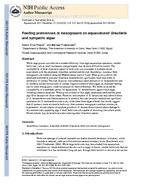 Feeding preferences of mesograzers on aquacultured Gracilaria and sympatric algae